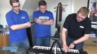 KORG KROME Workstation Keyboard WORLD EXCLUSIVE [upl. by Eitsyrc360]