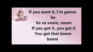 nicki minaj  va va voom lyrics [upl. by Heilman286]