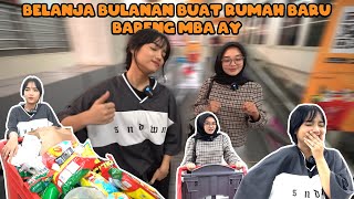 BELANJA BULANAN DITEMENIN SAMA MBA AY YANG PALING GLOWING SECILANDAK [upl. by Anirol]