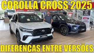 Toyota Corolla Cross 2025  Diferenças entre as versões GRS e XRX [upl. by Wyck]