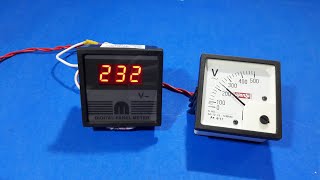 Analog vs Digitalquot Voltmeter UPDOWNđź‘‰ LIVE [upl. by Clapp]