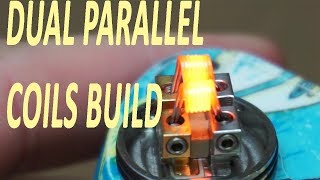 Dual Parellel Coil BuildDead Rabbit RDACloud amp Flavor [upl. by Anirhtak448]