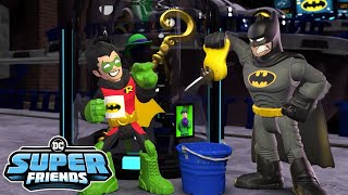 Where is Riddler Hiding Now  DC Super Friends  Kids Action Show  Superhero Cartoons [upl. by Adnilab]