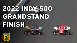 Marcus Ericsson wins the 2022 Indy 500 in grandstand finish [upl. by Anaet]