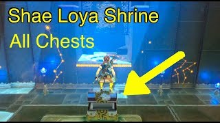 Shae Loya Shrine 100 Complete All Chests  Legend of Zelda Breath of the Wild [upl. by Herrah850]