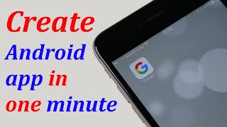 How to create an app for android  Create android app  Free android app maker  9 tech tips [upl. by Atteuqehs]