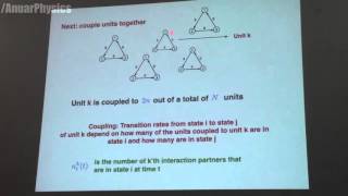 Stochastic Phasecoupled Oscillators  Dr Katja Lindenberg [upl. by Teuton]