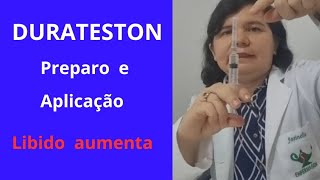 DURATESTON PREPARO E APLICAÇÃOTESTOSTERONA [upl. by Leuqram591]