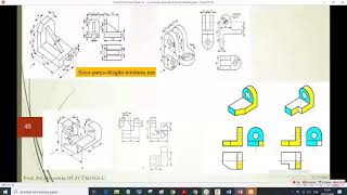 7 TEKNİK RESİM TEMEL GÖRÜNÜŞ ÇIKARTMA PART 2 [upl. by Alyt]