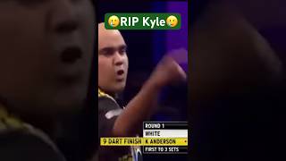 🚨RIP 9 Darter Kyle Anderson Darts World Championship Darts 🤩 Dart WM [upl. by Jonas]