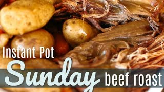 Instant Pot Sunday Pot Roast Recipe [upl. by Outlaw540]