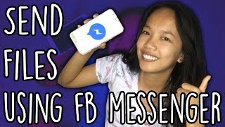 HOW TO SEND FILES ON FB MESSENGER USING PHONE Philippines  Jam Rouello [upl. by Cesar730]