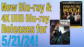 New Bluray amp 4K UHD Bluray Releases for May 21st 2024 [upl. by Anirret131]