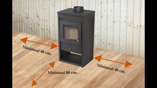 Hoe groot moet de afstand van een houtkachel tot de muur zijn Woodburner houtkachels [upl. by Andy]