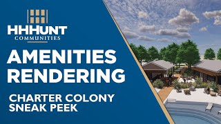 New Charter Colony Amenities Rendering  Midlothian VA  HHHunt Communities [upl. by Aidahs]