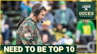 OregonDan Lanning need top 10 recruiting class to compete for national title  Oregon Ducks Podcast [upl. by Perr]