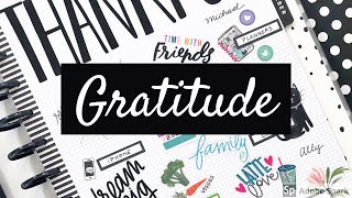 Gratitude Planner Page  Documenting Things Im Thankful For [upl. by Evette]