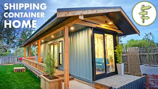 40ft Shipping Container Converted into Amazing Tiny House  Full Tour [upl. by Inoue82]