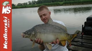 Duży Karp na Mielonkę – Margin Pole Fishing for Carp [upl. by Eidnalem]