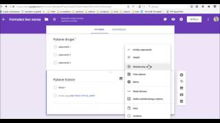 Jak zrobić ankietę wykorzystując formularze Google [upl. by Witcher850]