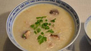 Porridge chicken congee 白粥 雞粥 [upl. by Ailekat]