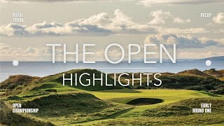 2024 Open Championship Round 1 Highlights  Early Action Recap [upl. by Pogah]