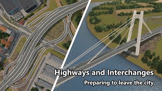 Big Interchanges and Highways  Cities Skylines  Altengrad 79 [upl. by Atlee]