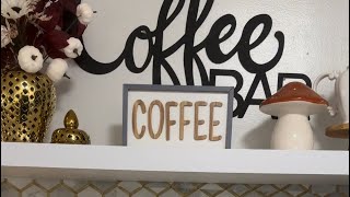 micoffebar homedecor glam otono decoration fall2024 coffeebars [upl. by Curnin]