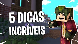 5 DICAS PARA EVOLUIR SUPER RAPIDO SKYBLOCK REDESKY FACECAM [upl. by Annaeiluj]