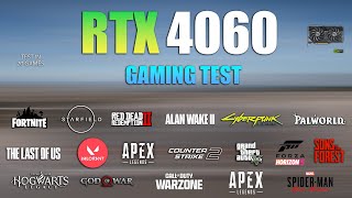 RTX 4060  Test in 20 Games in 2024  RTX 4060 Gaming [upl. by Lletniuq]