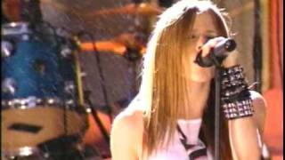 Avril Lavigne  Complicated live in mtv vmas 2002 [upl. by Ahtera]