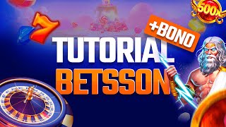 Tutorial Betsson  Como registrarse y Bonos de Bienvenida  Tiradas Gratis Argentina [upl. by Suiravad]