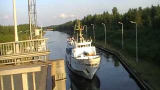 MS Carelia on Saimaa canal in Finland part 1 [upl. by Aneerhs]