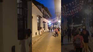 Walking down the streets at night time in Walled City Cartagena Columbia columbia travel fun [upl. by Aurlie]