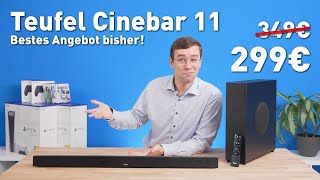 Teufel Cinebar 11 jetzt für nur 299€  Soundbar Deal des Jahres 2022 [upl. by Cadmar]