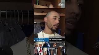 Mookie Betts on Fan Interference It Doesn’t Matter We Lost It’s Irrelevant MookieBetts Dodgers [upl. by Nnylecyoj]