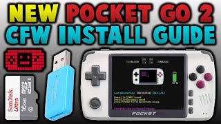 New Pocket Go 2 Rogue Custom Firmware Clean Install Guide [upl. by Tannie]