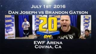 EWF  Dan Joseph vs Brandon Gatson [upl. by Larrie529]