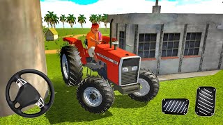 Indian Tractor Driving 3D 🔥 Gadi Wala Game  Tractor Gameplay on Android 2 [upl. by Yltneb]