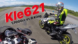 B King 1300 vs s1000rr Tiozão kle621 Fullpowermeiamilha [upl. by Bowerman75]