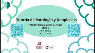 Tutoría 16 Patología y Neoplasias del Sistema Nervioso MRC [upl. by Pazit]