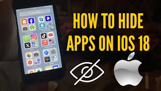 How to Hide Apps On iOS 18 [upl. by Griff434]