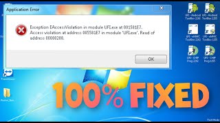 Cara Mengatasi UFI Software Error  Exception EAccessViolation in module UFI  UFI 1301155 [upl. by Susanna63]