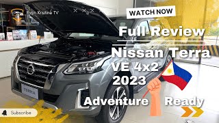 Nissan Terra VE 2023  4x2 Impressions  Sports SUV  Full Review RyanKristine [upl. by Nava339]