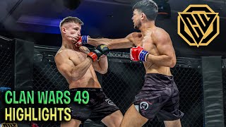 Clan Wars 49 Showcasing Top Level MMA Finishes [upl. by Mouldon]