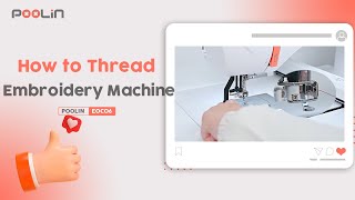 How to Thread EOC06 Embroidery Machine [upl. by Naujd371]