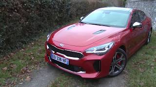 Essai Kia Stinger 33 TGDi V6 370ch GT [upl. by Schilt]