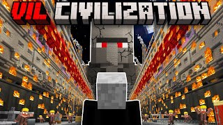 Minecraft but I DESTROY VILLAGER CIVILIZATION [upl. by Lilybel]