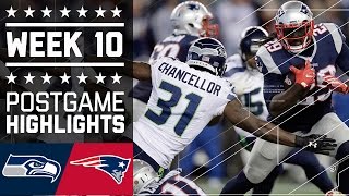 Seahawks vs Patriots  NFL Week 10 Game Highlights [upl. by Nelson]