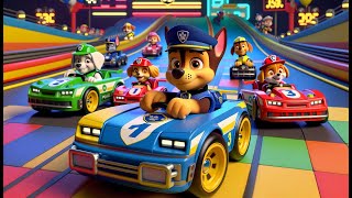 Paw Patrol Ultimate Rescue  Chase Becomes F1 Racer Dont Give Up Very Funny Story  Rainbow 3 [upl. by Demetri612]